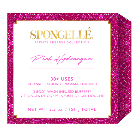 Spongelle Pink Hydrangea Duo