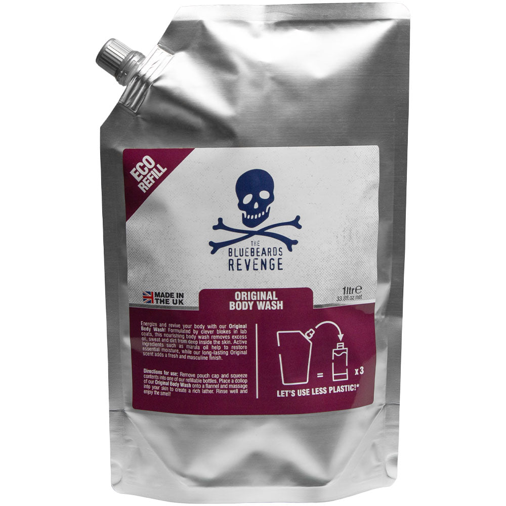 The Bluebeards Revenge Original Body Wash Refill Pouch - 1000ml