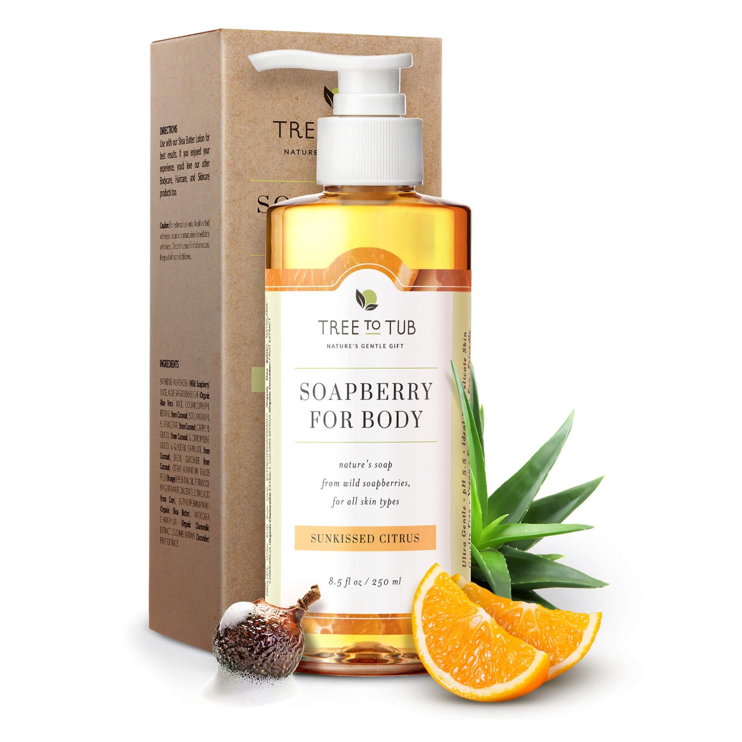 Vibrant Vitamin C Body Wash for Sensitive Skin